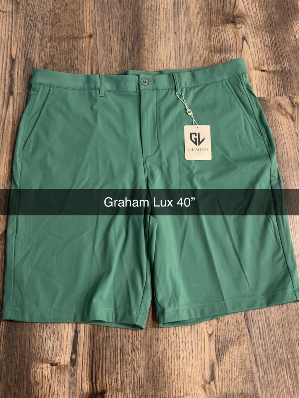Graham Luxe Men's Green Gold Shorts